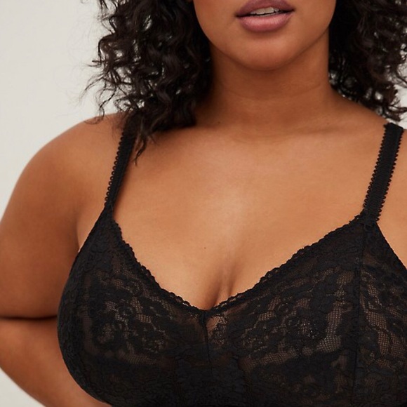 NWT black lace bralette - Picture 2 of 12